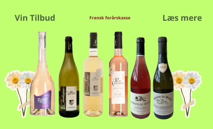 Fransk for�rs kasse vin tilbud