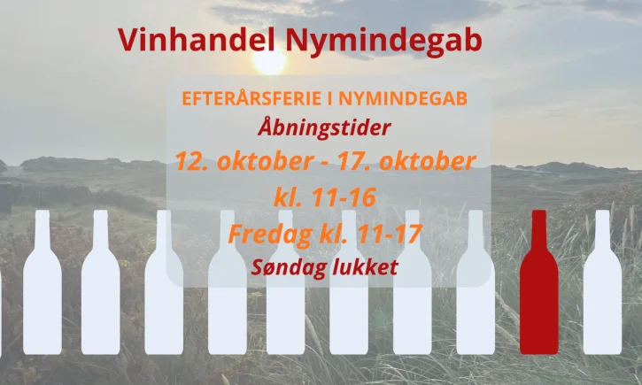 �bningstider i efter�rsferien 2026