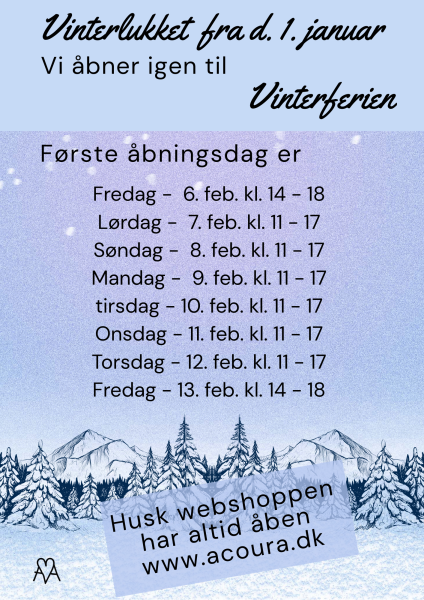 &Aring;bningstider i vinterferien 2026 i Nymindegab