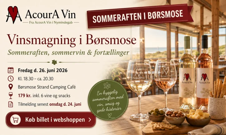 Vinsmagning B�rsmose strand camping 26 juni 2026