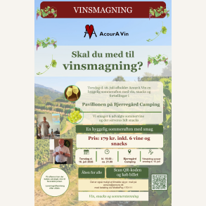 16. juli 2026 - Vinsmagning - Bjerreg�rd  camping
