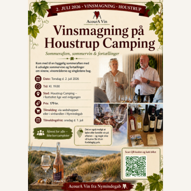 2. juli 2026 - Vinsmagning - Houstrup camping